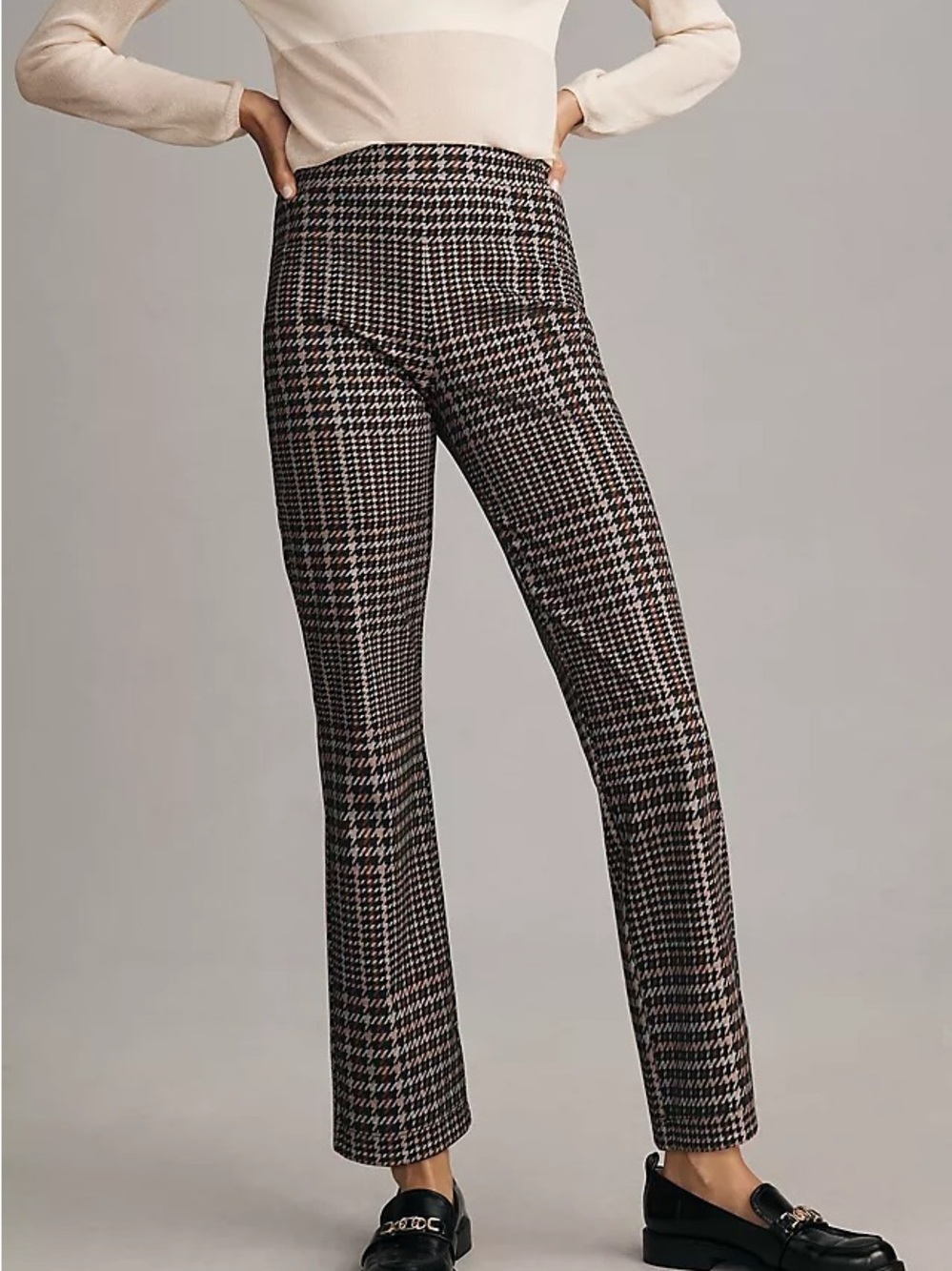 Sanctuary Carnaby Kick Crop Plaid Pants XXS Anthropologie